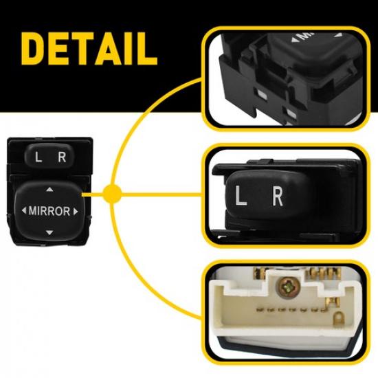 For Toyota Tacoma 2005-2011 Control Mirror Switch Left Driver Side 8487034010