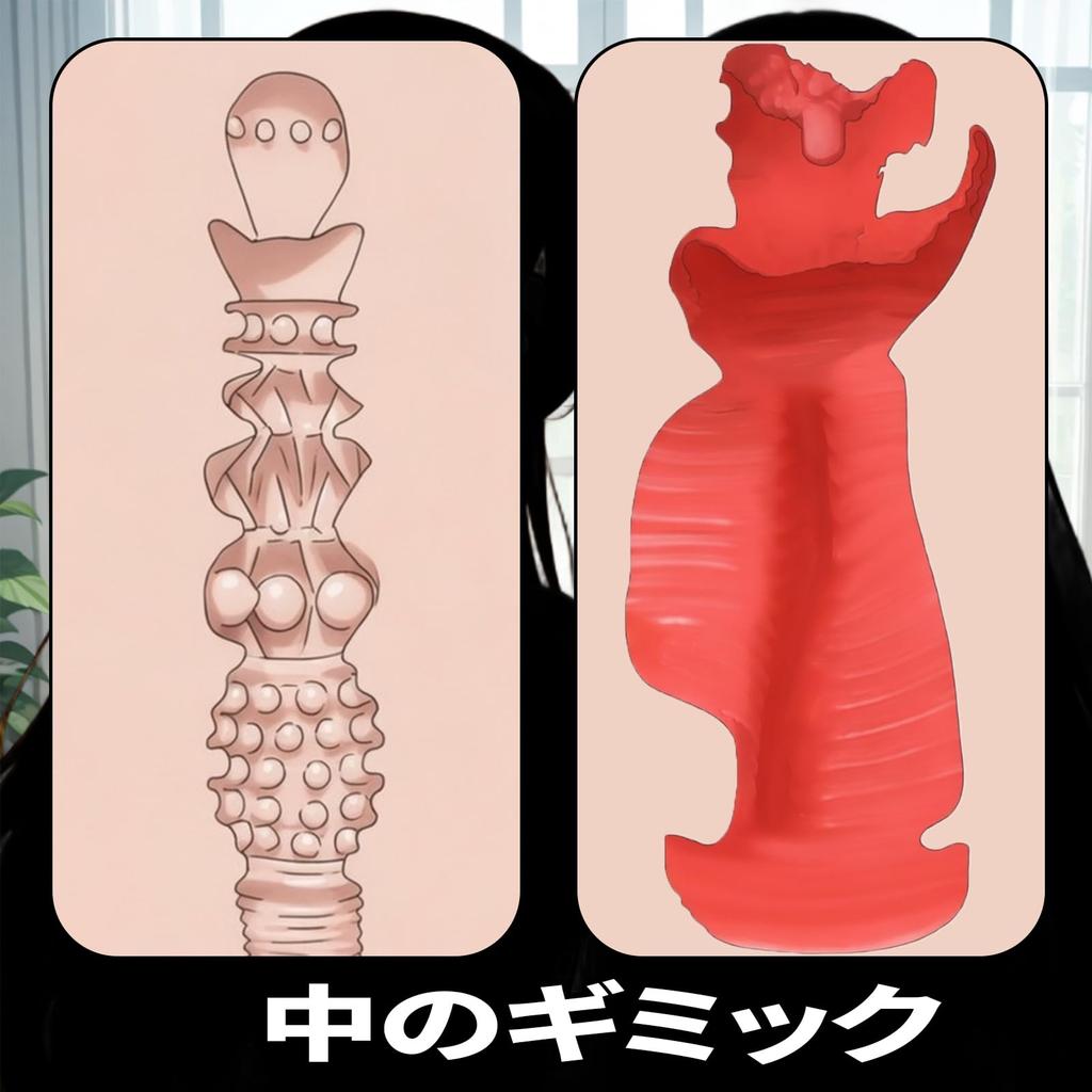 Set beliebter für realistische und Masturbation Erwachsenenspielzeug für Männer Onahole, 2-teilige mittelgroße Onaholes, Männer, Eng, 400-600g, Nicht-penetrierend,