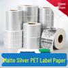 Mattsilberne Wasserdichte Barcode-Etikettenpapier