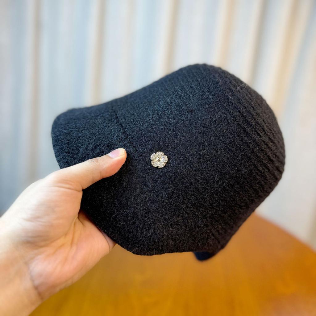 New Autumn and Winter Wool Fisherman Hat Women's Irregular Face Small Basin Hat Casual Versatile Bucket Hat Women's Style