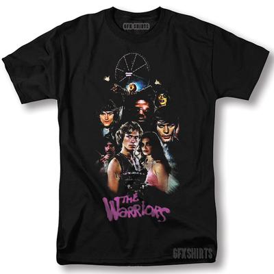 Maglietta Film The Warriors Grafica Poster Film Classico Gang Film Maglietta