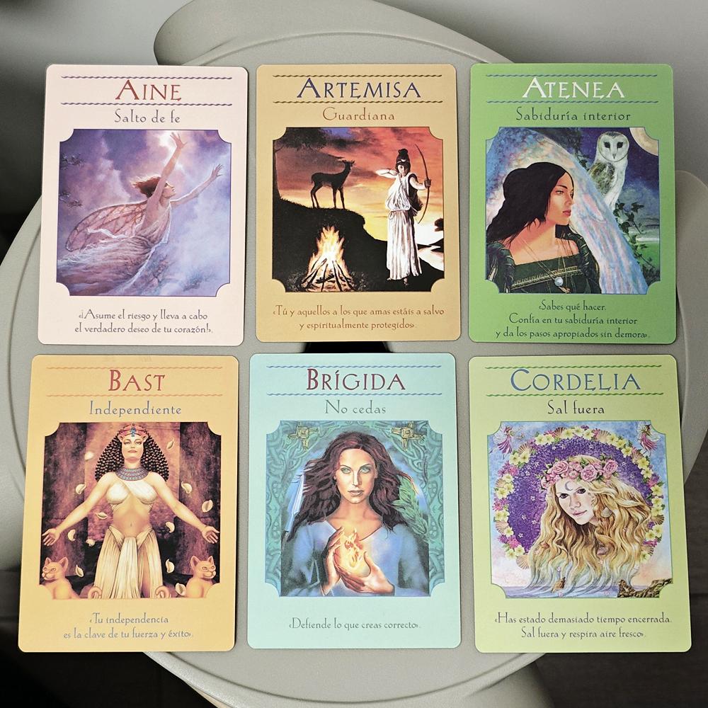 Goddess Guidance Oracle Deck 10.5*7.5cm 44 Pcs Oracle Cards Spanish Edition