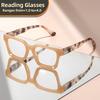 The Small Square Frame Reading Glasses Are Classic, Retro, Simple and Comfortable for Daily Wear. They Are Reading Glasses