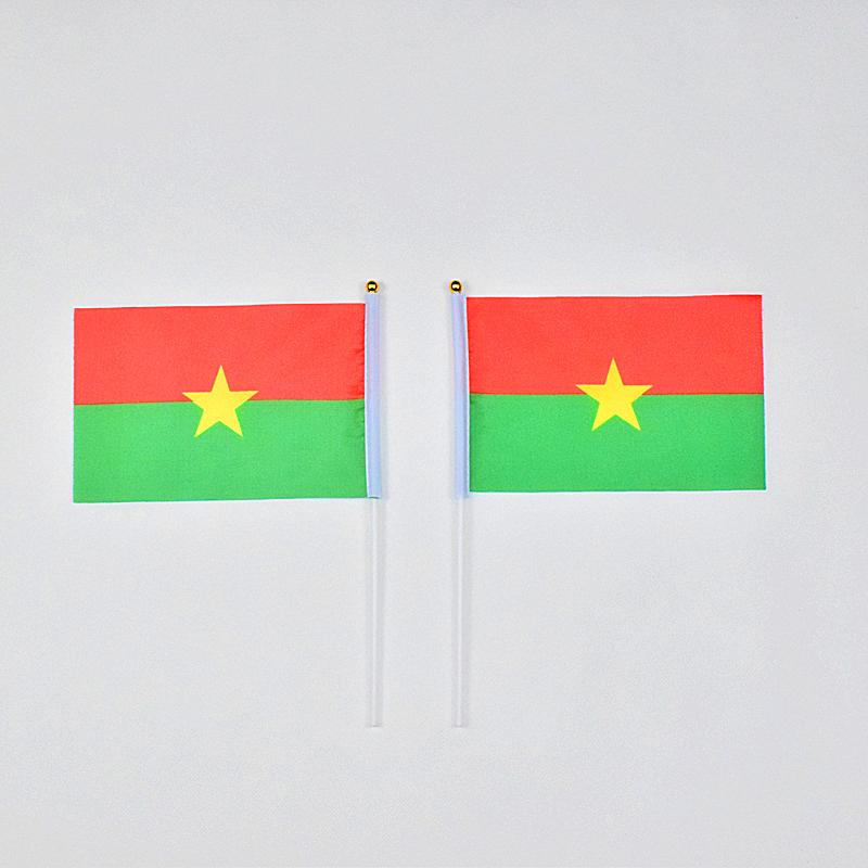 Burkina Faso 10pieces of 14*21cm hand-waving flags