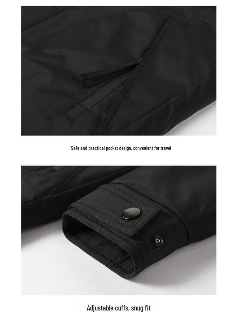 Men's 2025 Stylish Hooded Down Jacket: Warm, Handsome, and High-Quality for Autumn/Winter