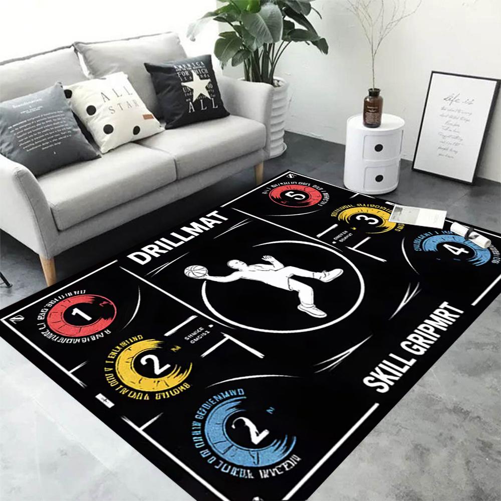 

Cartoon Game Printed Carpet Game Room Non-slip Mat Living Room Carpet Bedroom Bedside Non-slip Mat for Game Enthusiast 40X60CM