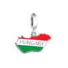 925 Silver Pan Charms Fit Original Bracelet Europe Greece Iceland France Italy Finland Flag Map Dangle Bead for Jewelry Making