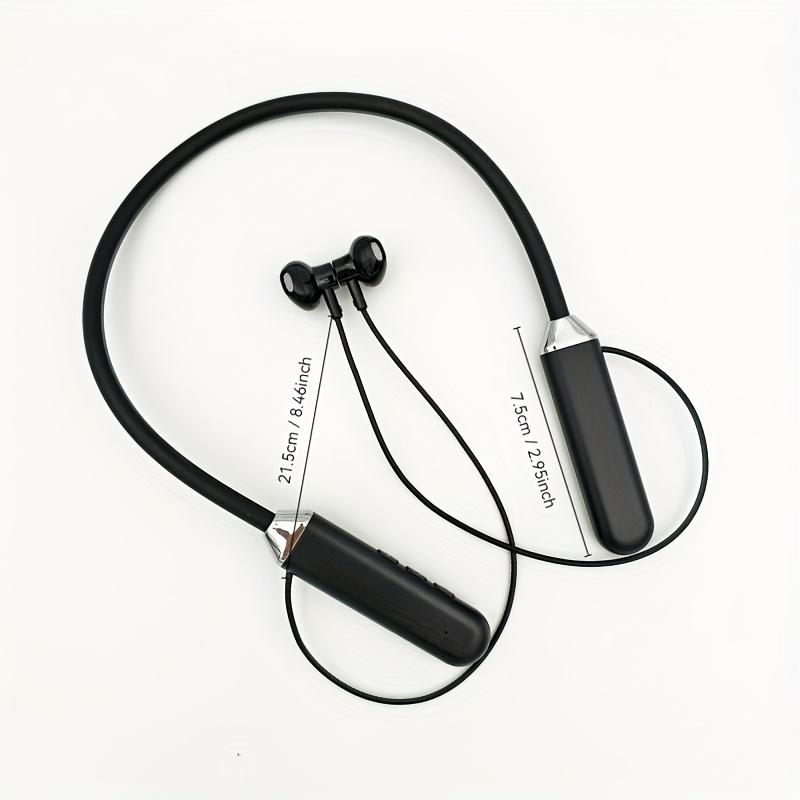 New Digital Display Wireless Sports Noise-Canceling Neckband Headphones with Ultra Long Standby