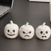 Festive Entrance Display Pieces 3D Printed Mummy Pumpkin Skull Figurine for Halloween Decorations, Versatile Showcase Statues with Funny Expressions