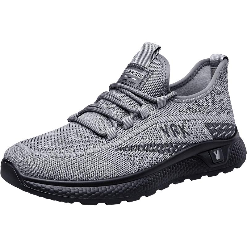 Yierkang Men s Breathable Mesh Casual Walking Shoes 42