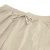 TUMU Men's Linen Casual Beach Set: Four Seasons Long Sleeve Shirt & Pants