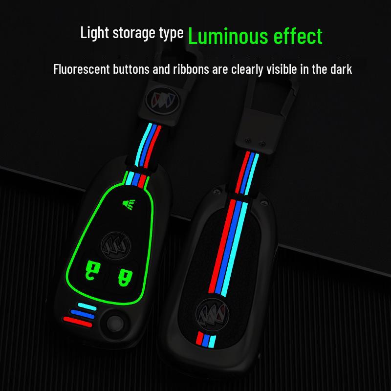 Buick Key Case for Modified Folding Keys: Compatible with Yinglang GT/XT, Junyue, Junwei, Kaiyue Models.