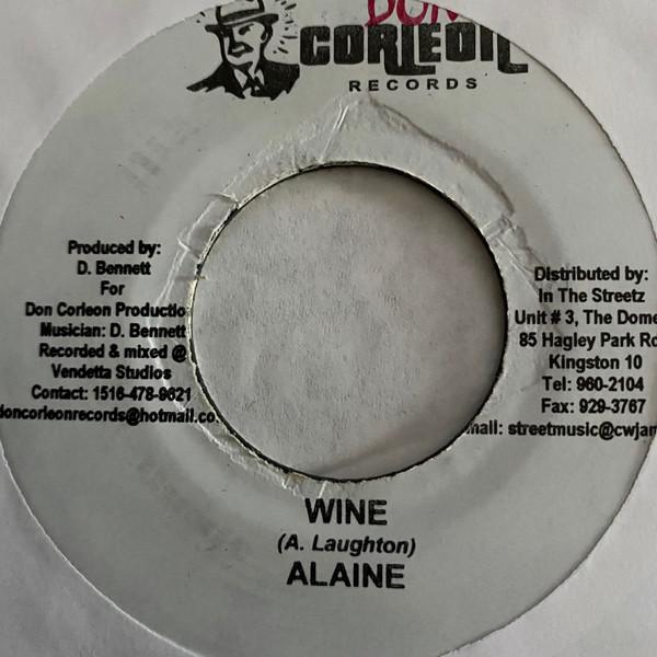 

7inch Record ALAINE - Wine NONE Don Corleon Rec 2005 Jamaica Reggae, Ska & Dub Used
