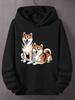 Dog Shiba Inu Duo Unisex Hoodies