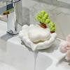 Portable Soap Draining Container Self Draining Soap Dish Tray Soap Dish Holder  Home Decor