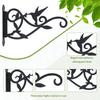 Decorative European Styles Metal Wall Hook With Bird Designs For Lanterns And Flower Pots