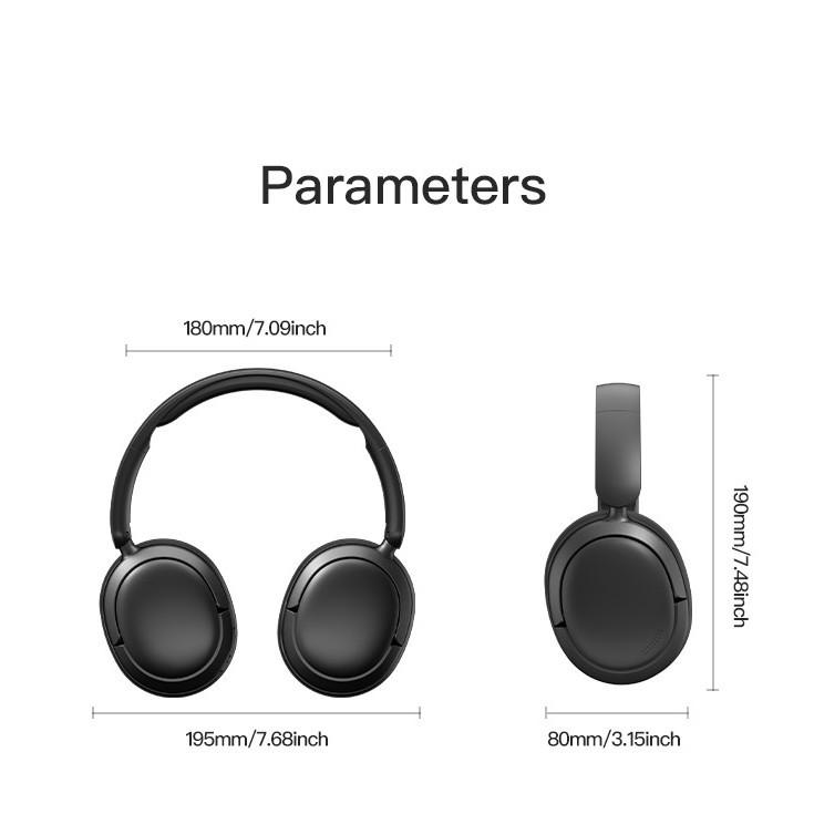2025 Bluetooth Over-Ear Gaming-Kopfhörer: Kabellos, Geräuschunterdrückend, Starker Bass, Extrem lange Akkulaufzeit, Sporttauglich