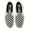 Vans Wsuwane Niskie Buty Skateboardowe Unisex Czarne Białe Trampki VN000CTCKIG
