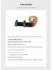 Beech Wood Guitar Hanger Wall Mount with Gravity Lock for Acoustic & Electric Instruments