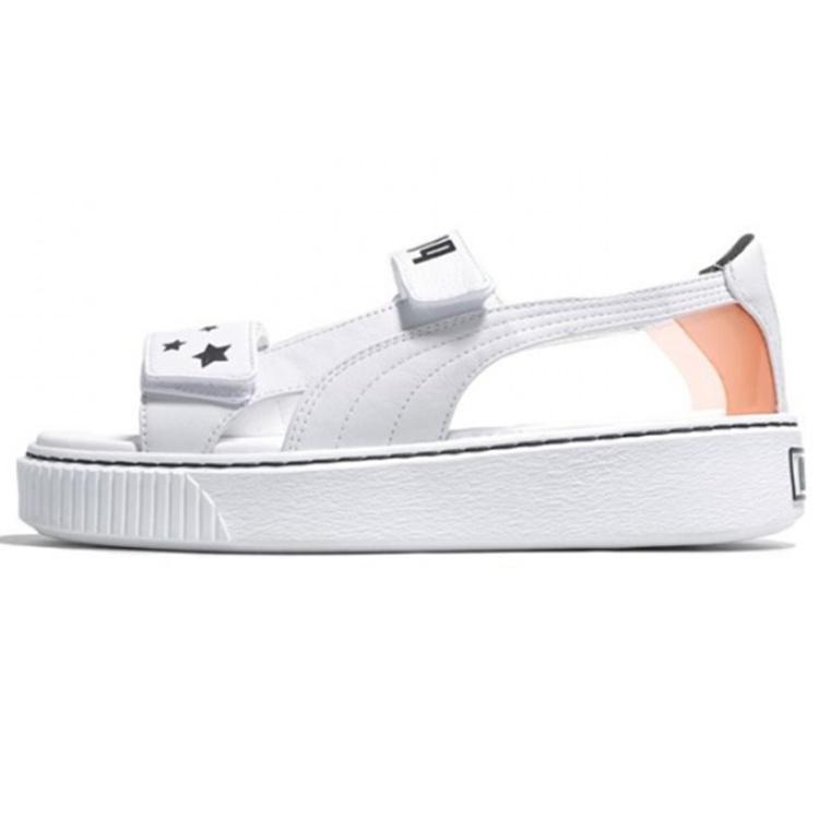 (WMNS) PUMA Sophia Webster x Platform Sandal White Black Orange Women s 364709-01 EU 38