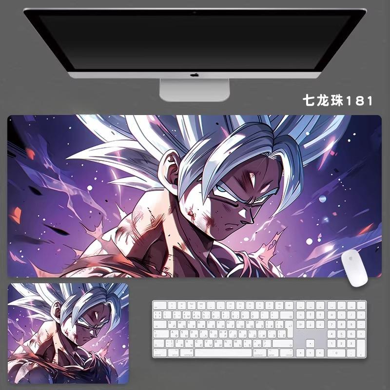 2026 Waterdichte Antislip Hoge Kwaliteit Dragon Ball Bedrukte Leer Muismat Yozed Jongens Animatie 2D E-sports Spel Computer Toetsenbord Student Bureau Mat