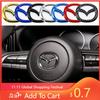 2025 Caldo 1 pz ABS Adesivo Emblema Centrale Volante Auto per Mazda 3 CX3 CX4 CX5 CX7 CX8 CX9 CX30 RX7 Atenza Axela Decorazione Interna