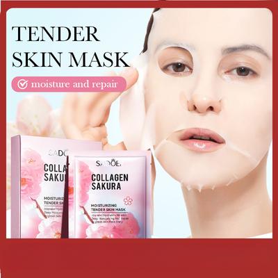 Sakura Collagen Moisture Rejuvenation Mask Nährende Feuchtigkeitsmaske