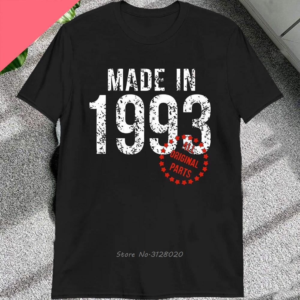 Novelty Awesome Born In 1993 Tshirt Cotton Streetwear Short Sleeve Birthday Gifts Summer Style Tees Men Clothing T Shirt Tops