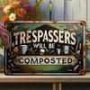 Vintage Metal Tin Sign Garden Humor Plaque Yard Art Decoration 20x30cm