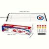 1 Box Tabletop Game Set Tabletop Curling Multiplayer Game Curling Bowling 2-in-1 Game Set Family Party Table Game Set