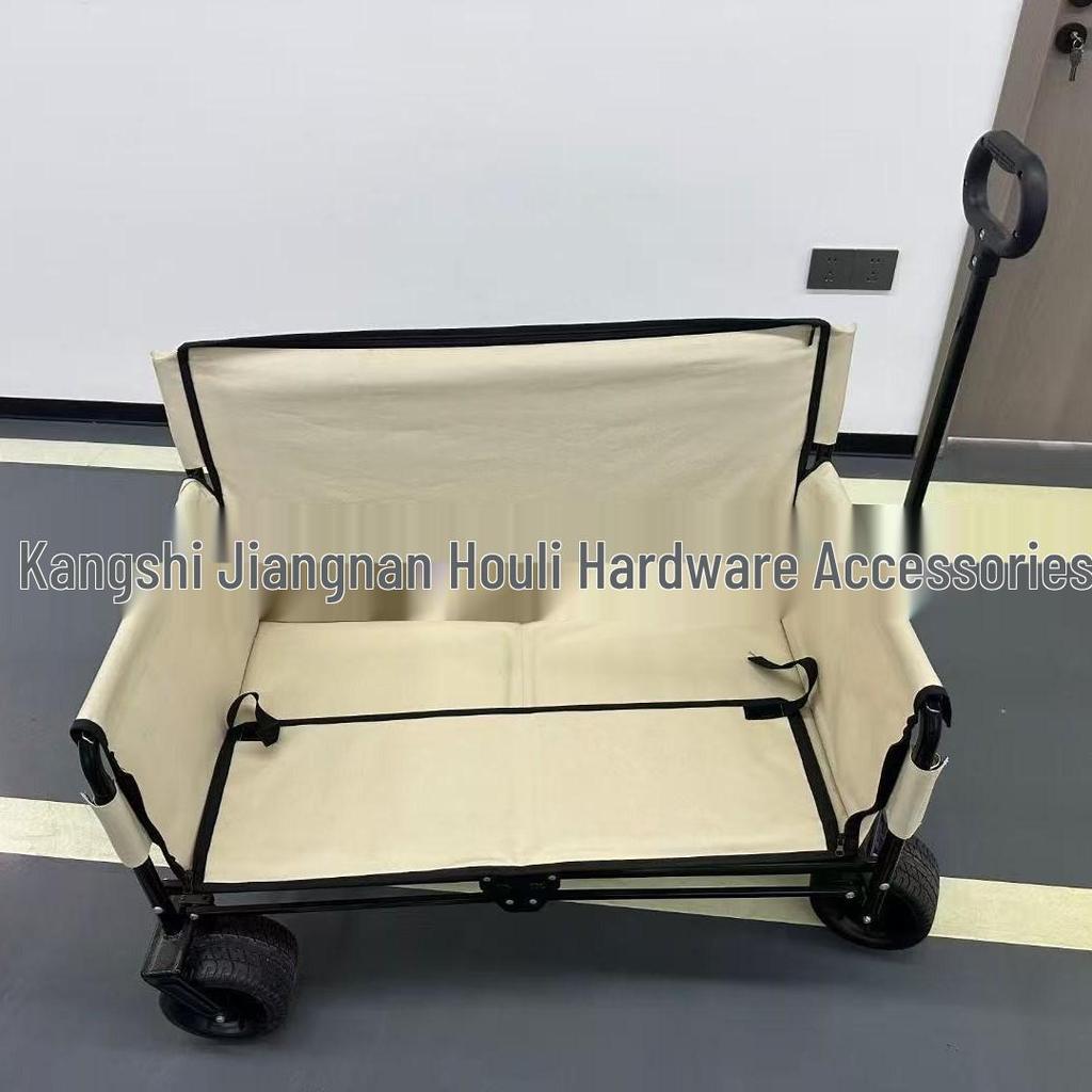 Multifunctional Outdoor Camping Seat and Trolley Cart for Picnic and Fishing