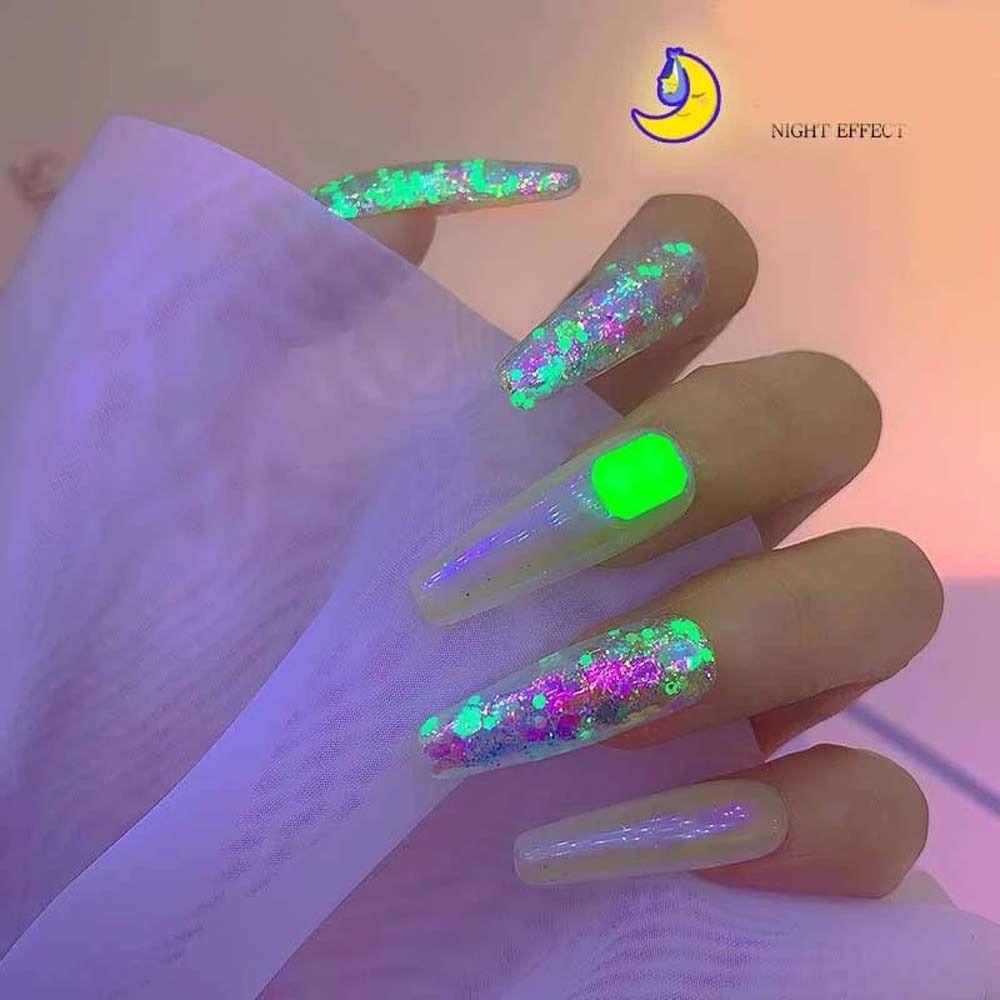 

Подвески для ногтей, патчи для дизайна ногтей, блестящие хлопья, украшения для ногтей, украшения для ногтей, светящиеся блестки для ногтей