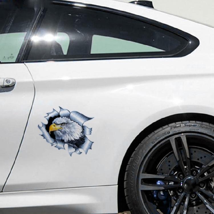 American Bald Eagle Flag Decal Reflective Sticker Waterproof Car Accessories