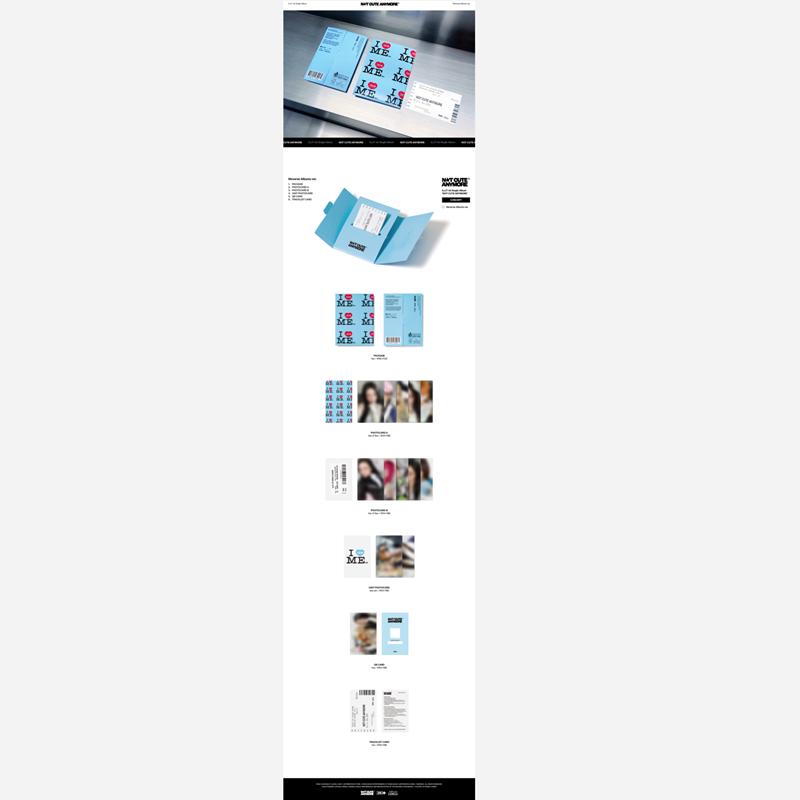 [Vorbestellung] ILLIT 1. Single-Album [NOT CUTE ANYMORE] Weverse Albums-Version(Online-Vorteil)