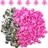 100 Set Pin Backings Tie Tacks Blank Pins with Pin Backs for Butterfly Clutch Backing Locking Clasp for Badge Craft