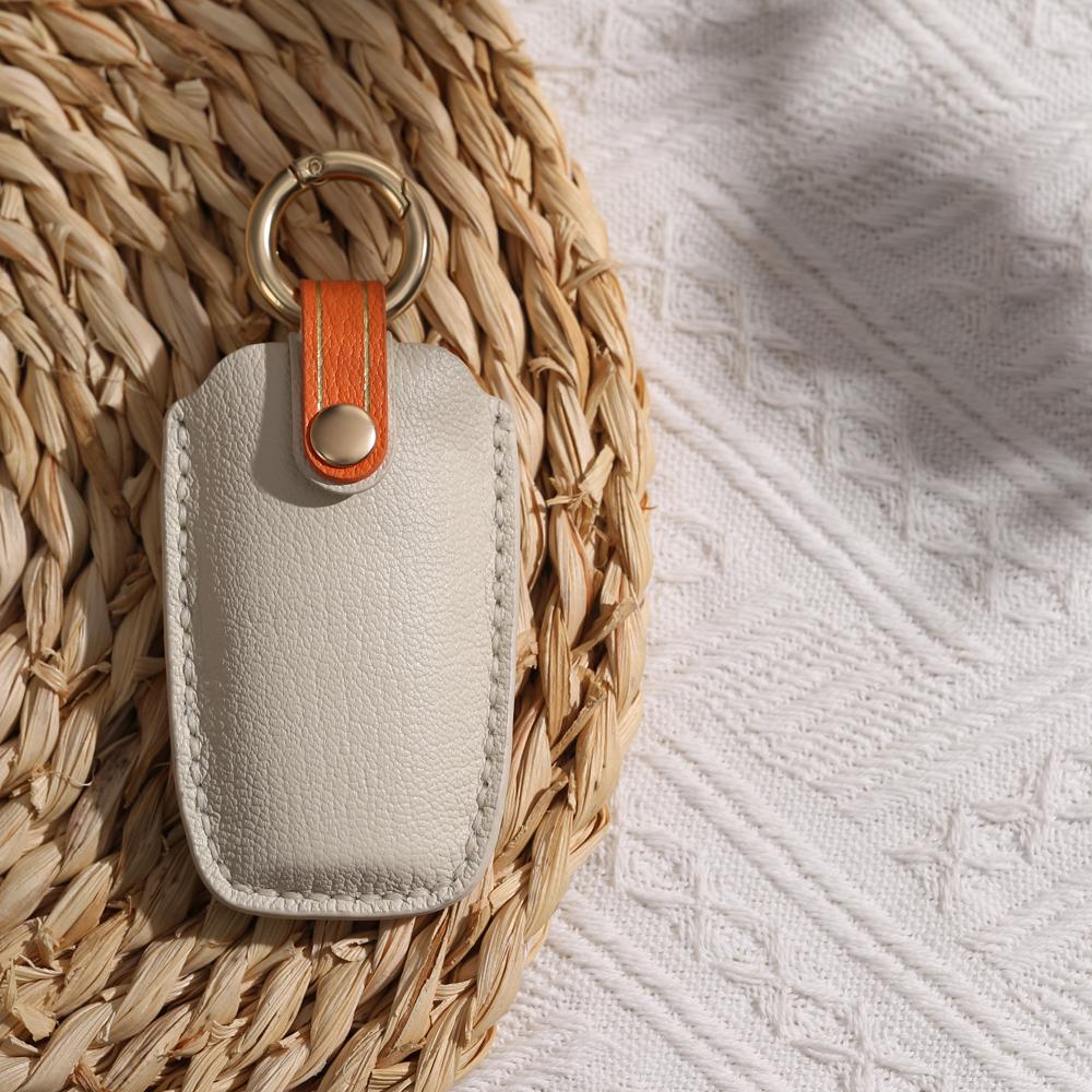 6 8 Bottons Leather Car Key Case Fob Cover For Hyundai Genesis G70 G80 G90 Gv70 Gv80 Eq900 Dh Bh G60 Accessorie