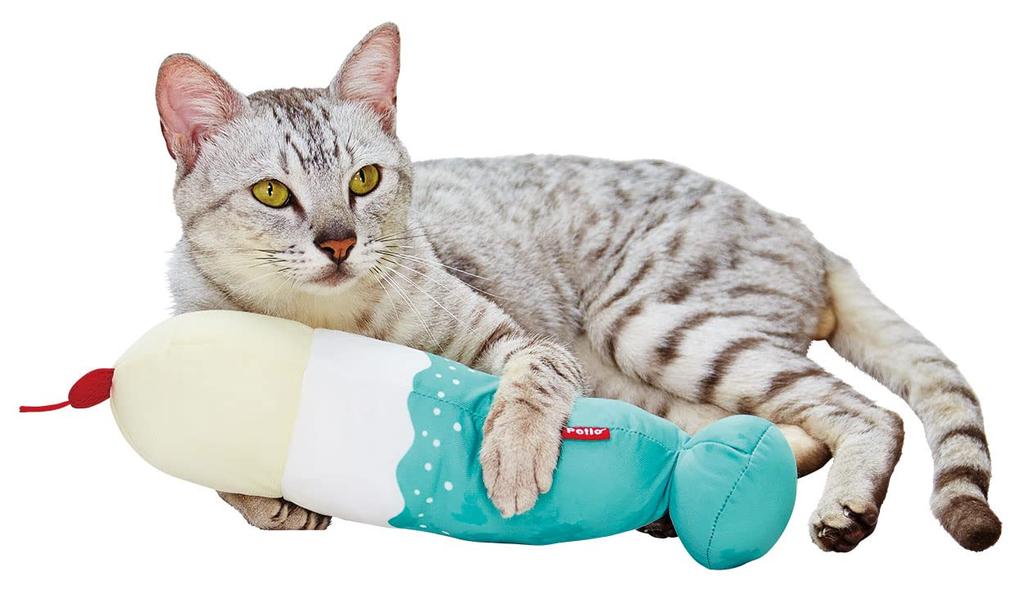 Petio Cat Toy Cool Kick Plush Cream Soda