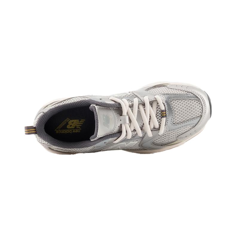 New Balance NB 530 Fabric Comfortable Versatile Low-Top Kids Casual Shoes Men Sneaker Gray Silver GR530KMW
