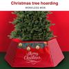 New Christmas Tree Skirt Colorful 737g Festival Parties Christmas Tree Bottom Decoration Wear-resistant Cloth Christmas Supplies