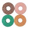 4Pcs 5Cm Round Metal Sewing Weights Colorful Stripe Fabric Locking Fixing Weights For Diy Cutting Sewing Pattern Making Tools