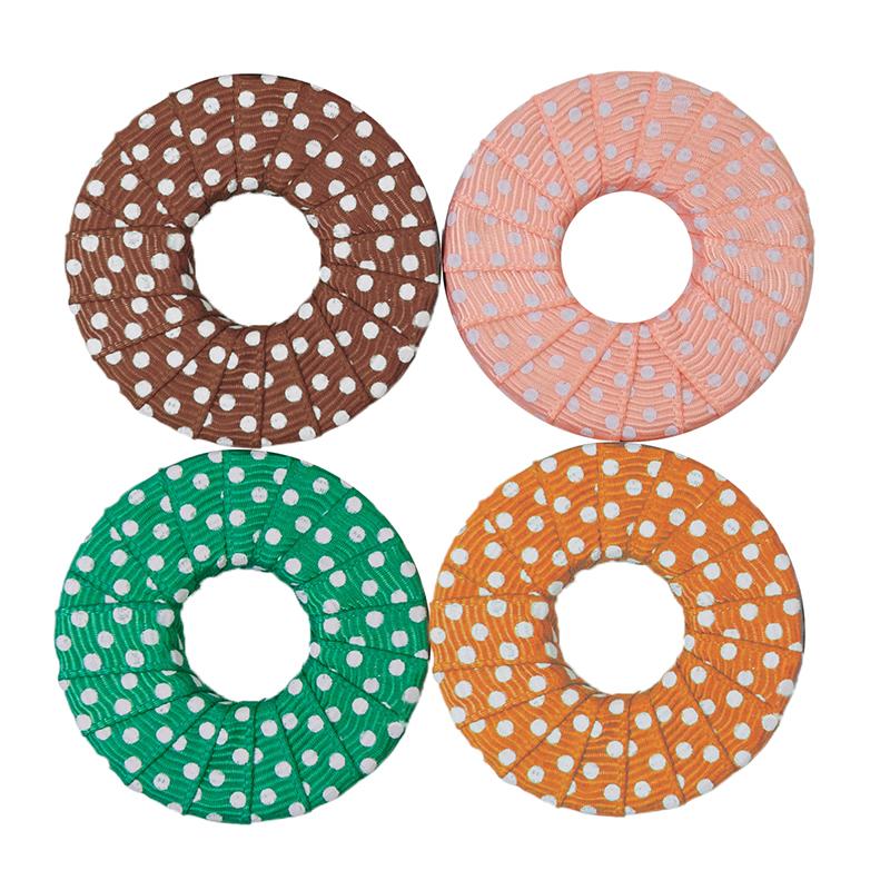 4Pcs 5Cm Round Metal Sewing Weights Colorful Stripe Fabric Locking Fixing Weights For Diy Cutting Sewing Pattern Making Tools