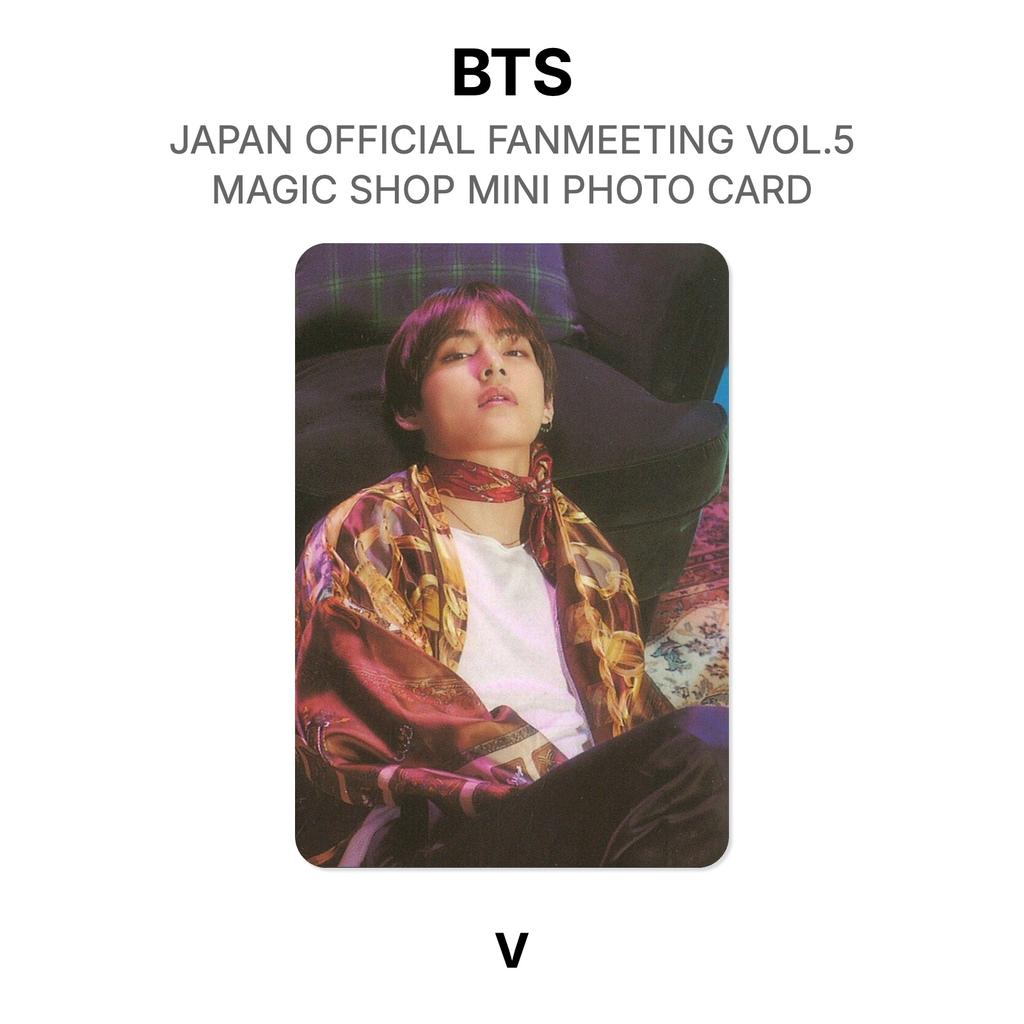 BTS JAPAN OFFICIAL FANMEETING VOL.5 MAGIC SHOP MINI PHOTO CARD Official Photocard