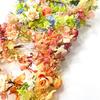 Colorful Artificial Flower Wreath Headband Realistic Spring Headpiece Bride Flower Crown  Holiday