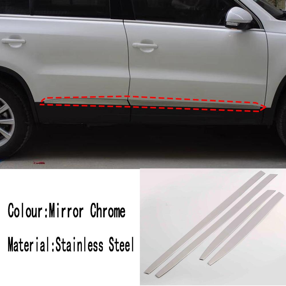 For Volkswagen VW Tiguan MK1 2010-2014-2016 Rear Fog Light Frame Rear Trunk Mirror Handle Bowl Fuel Cap Door Body Cover Trim