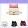 Adorable Children's Mini Quilted Chain Crossbody Bag Stylish Pu Fabric For Girls