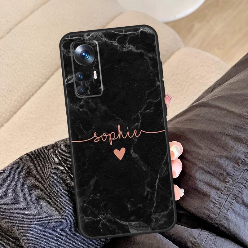 PERSONALIZED ROSE GOLD ENDLESS MARBLE Case For Xiaomi 13 13T 12T 11T 12 Lite 14 Pro 12X POCO F5 Pro X5 X3 M5 X4 F3 F4 C65 Cover