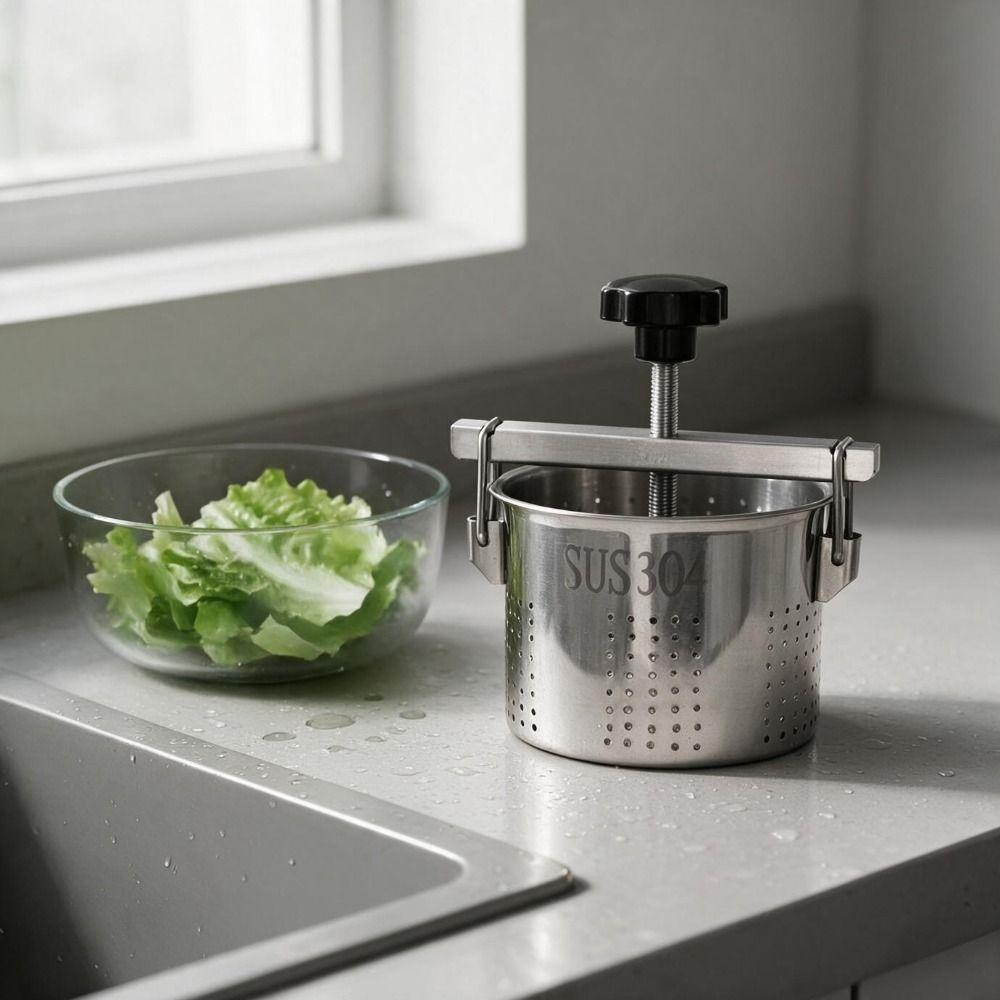Müheloser Gemüsefüllungs-Auspresser 304 Edelstahl Joghurt-Dehydrator Teigtaschenfüllung