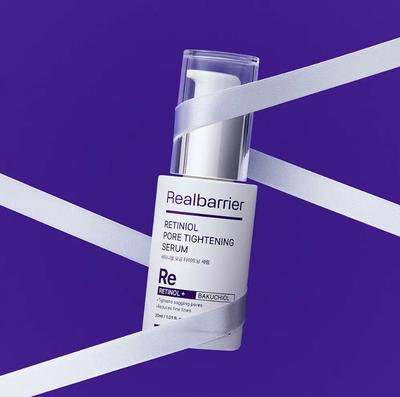 Real Barrier Retinol Porenverfeinerndes Serum 30ml — Mildes Retinol-Serum zur Poren- und Hautbarrierpflege