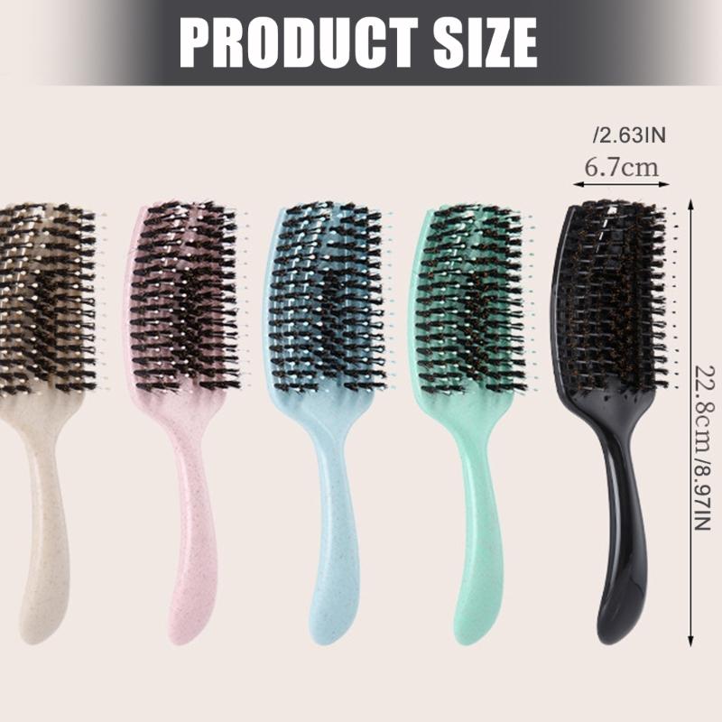 Friendly Hollow Hair Comb For Long Curly Hair Gentle Scalp Massage Tool Portable Storage Box