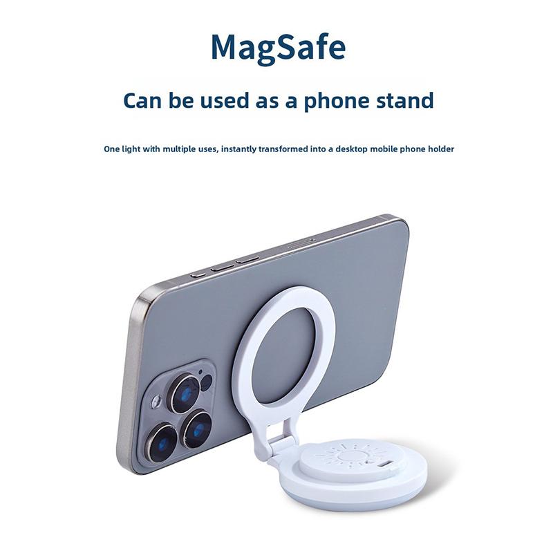 Mobile Phone Magnetic Filling Light Selfie Beauty Light Mobile Phone Filling Light Portable Mini Magnetic Bracket